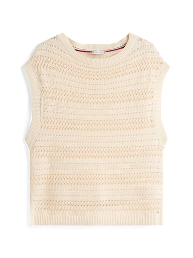 An image of the Tommy Hilfiger Crochet Jumper