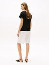 An image of the Tommy Hilfiger Gold Button Crew Neck T-Shirt