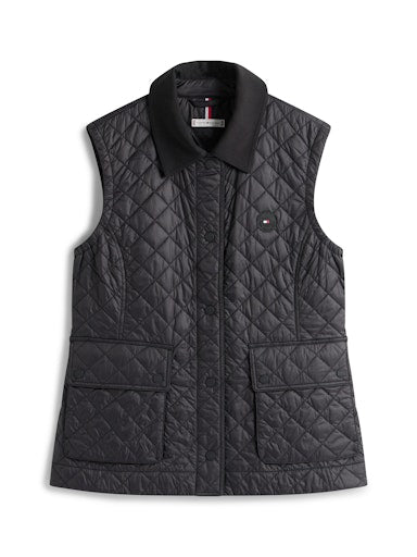 An image of the Tommy Hilfiger Padded Nylon Quilted Vest