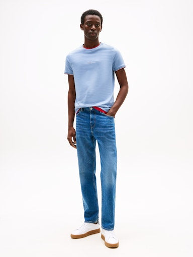 An image of the Tommy Hilfiger Tommy Logo Tipped Tee