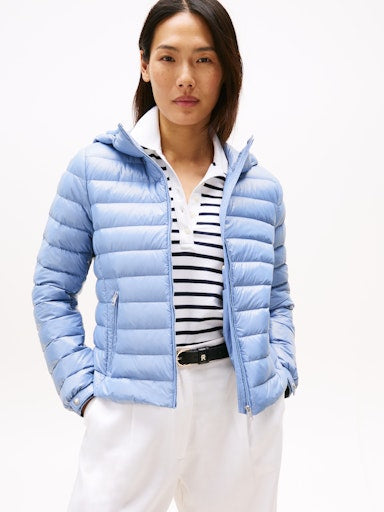 An image of the Tommy Hilfiger Down Hooded Jacket