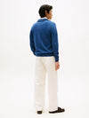 An image of the Tommy Hilfiger Essential Cotton Zip Jumper