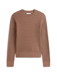 An image of the Tommy Hilfiger Fine Cable Knit Jumper