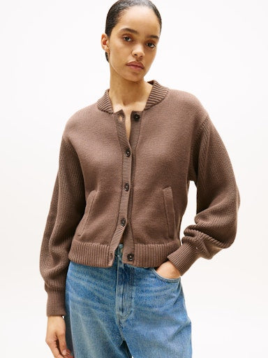 An image of the Tommy Hilfiger Bomber Cardigan