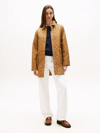 An image of the Tommy Hilfiger Padded Nylon Quilted Coat