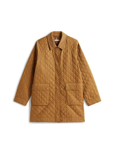 An image of the Tommy Hilfiger Padded Nylon Quilted Coat