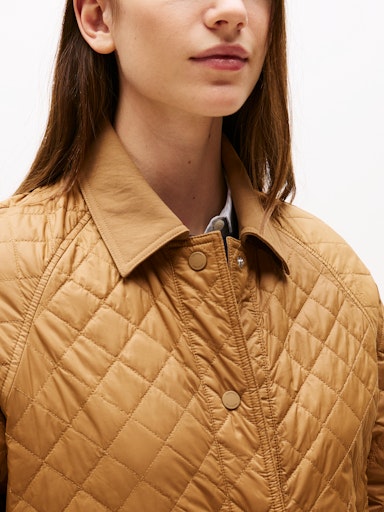 An image of the Tommy Hilfiger Padded Nylon Quilted Coat