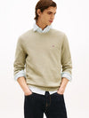 An image of the Tommy Hilfiger Essential Structure Crew Neck Jumper