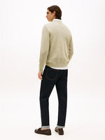 An image of the Tommy Hilfiger Essential Structure Crew Neck Jumper