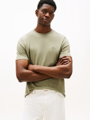 An image of the Tommy Hilfiger Essential Heather Tee