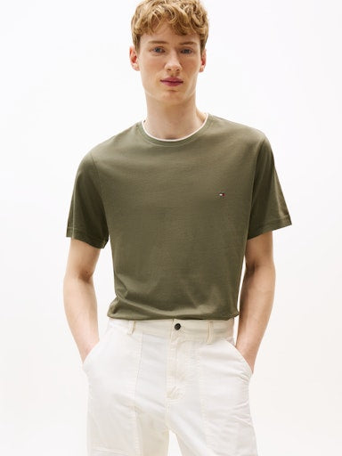 An image of the Tommy Hilfiger Cotton Modal Tee