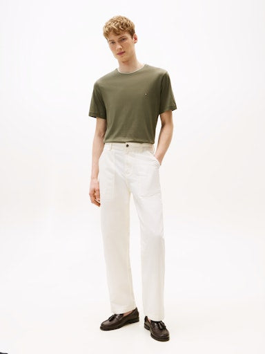 An image of the Tommy Hilfiger Cotton Modal Tee