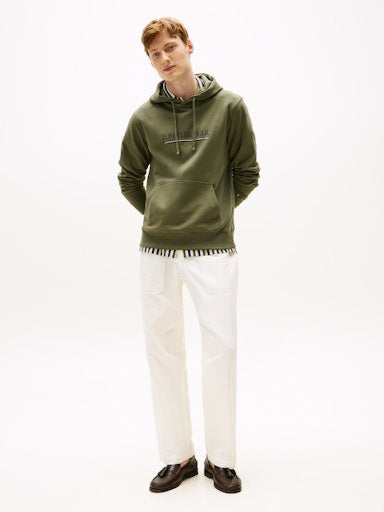 An image of the Tommy Hilfiger Brand Love Hilfiger Hoodie