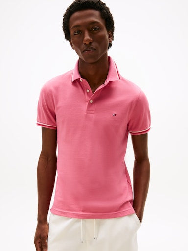 An image of the Tommy Hilfiger Tipped Slim Fit Polo Shirt