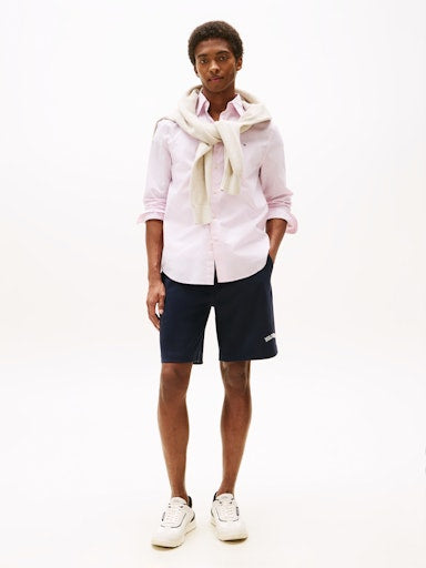 An image of the Tommy Hilfiger Flex Poplin Mini Print Shirt