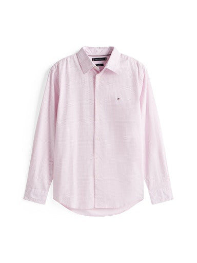 An image of the Tommy Hilfiger Flex Poplin Mini Print Shirt