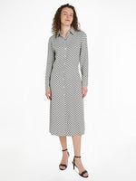 An image of the Tommy Hilfiger Midi Shirt Dress