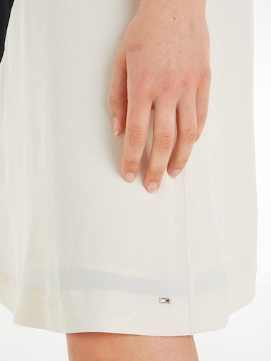 An image of the Tommy Hilfiger Viscose Blocked Knee Dress