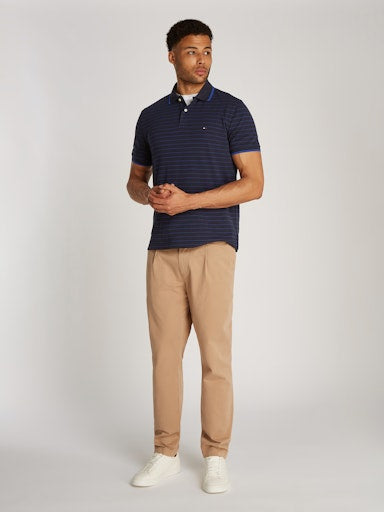 An image of the Tommy Hilfiger Oxford Stripe Polo