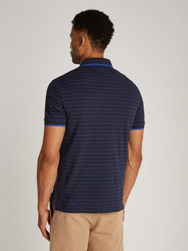 An image of the Tommy Hilfiger Oxford Stripe Polo