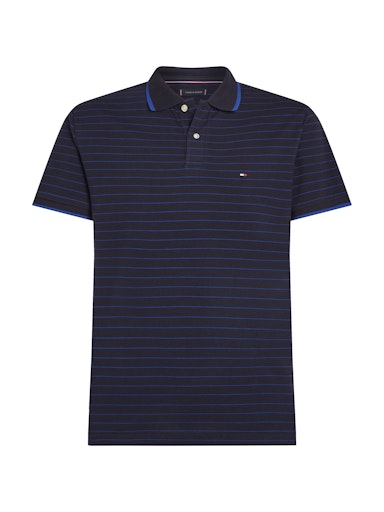 An image of the Tommy Hilfiger Oxford Stripe Polo