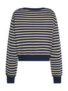An image of the Tommy Hilfiger Gold Button Boat-Neck Sweatshirt