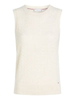 An image of the Tommy Hilfiger Mini Cable Sweater Vest