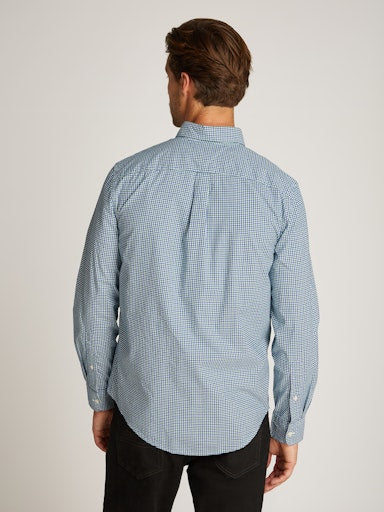 An image of the Tommy Hilfiger Flex Poplin Gingham Shirt