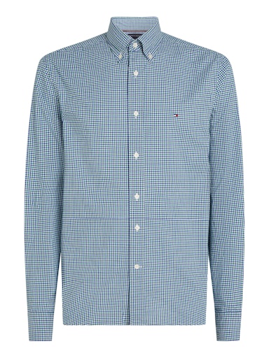 An image of the Tommy Hilfiger Flex Poplin Gingham Shirt