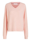 An image of the Tommy Hilfiger Mini Cable V-Neck Sweater