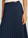 An image of the Tommy Hilfiger Fluid Pleated Midi Skirt