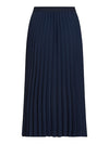 An image of the Tommy Hilfiger Fluid Pleated Midi Skirt