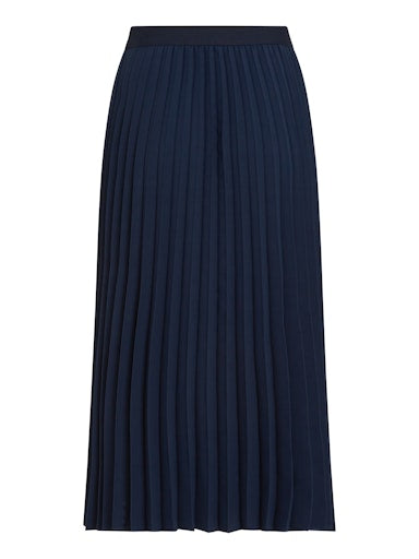An image of the Tommy Hilfiger Fluid Pleated Midi Skirt
