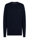 An image of the Tommy Hilfiger Crew Neck Jumper with Cashmere