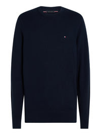 An image of the Tommy Hilfiger Crew Neck Jumper with Cashmere