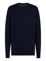 An image of the Tommy Hilfiger Crew Neck Jumper with Cashmere