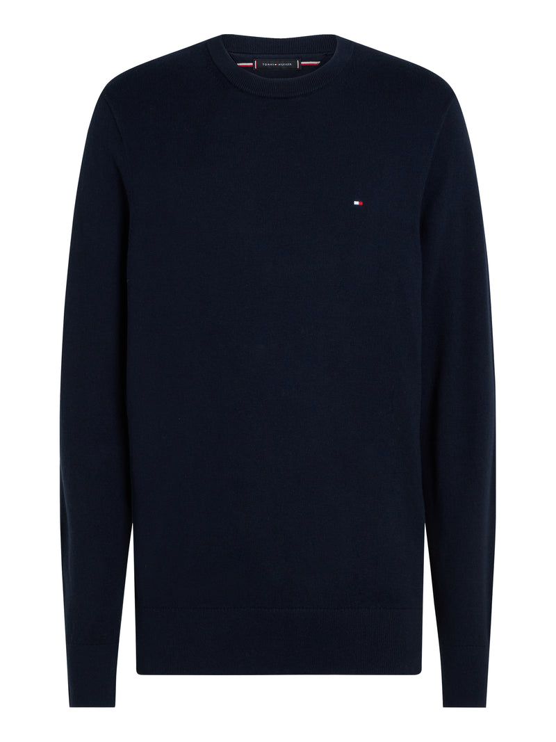 An image of the Tommy Hilfiger Crew Neck Jumper with Cashmere