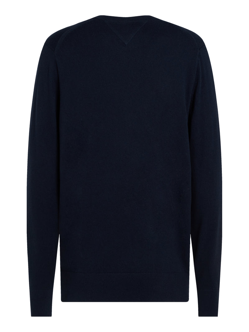 An image of the Tommy Hilfiger Crew Neck Jumper with Cashmere