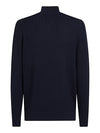 An image of the Tommy Hilfiger Herringbone Knit Half-Zip Jumper