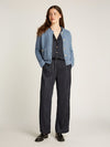 An image of the Tommy Hilfiger Textured Gold Button Cardigan