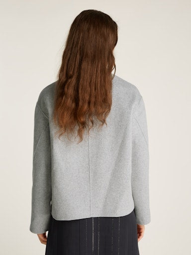 An image of the Tommy Hilfiger Wool Blend Baseball Collar Jacket