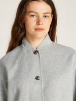 An image of the Tommy Hilfiger Wool Blend Baseball Collar Jacket