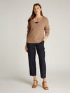 An image of the Tommy Hilfiger Cable Knit V-Neck Jumper