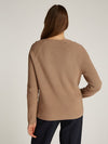 An image of the Tommy Hilfiger Cable Knit V-Neck Jumper