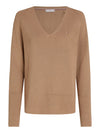 An image of the Tommy Hilfiger Cable Knit V-Neck Jumper