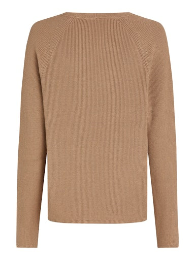An image of the Tommy Hilfiger Cable Knit V-Neck Jumper