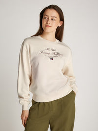 An image of the Tommy Hilfiger Script Sweatshirt