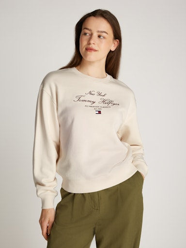 An image of the Tommy Hilfiger Script Sweatshirt