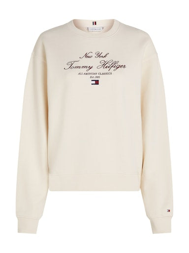An image of the Tommy Hilfiger Script Sweatshirt