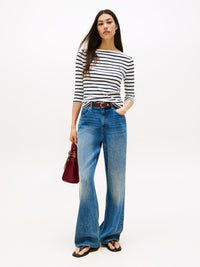 An image of the Tommy Hilfiger Slim Cody Boat-Nk 3/4 Sleeve